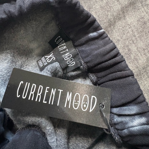 DollsKill | NWT’s Current Mood Cyber Y2K Goth Grunge Mini Sweat Skirt - Picture 4 of 6